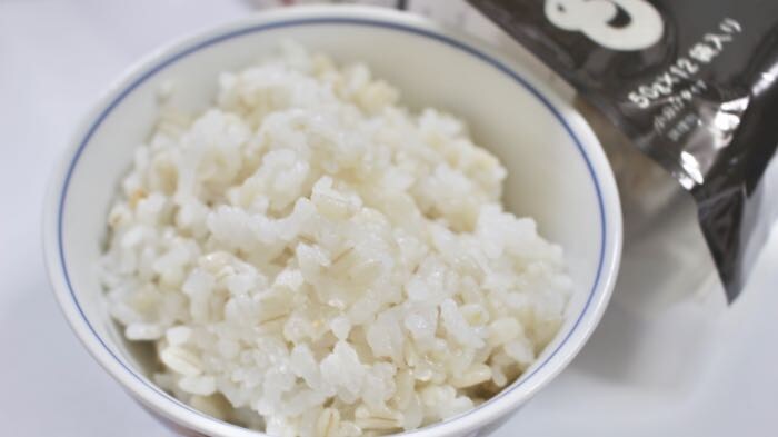 キムチともち麦のもち麦中