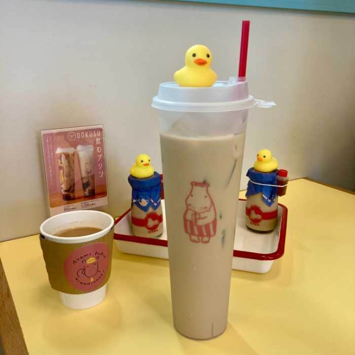 熱海プリン来宮駅店限定の来宮チャイミルクティ(アイス)