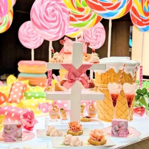 クマさんスイーツもある「ANAクラウンプラザホテル大阪」最後のピンクアフタヌーンティー