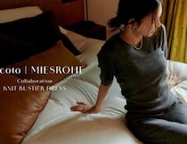 SNS人気クリエイターmacotoとMIESROHE初コラボ！秋の新作ワンピ