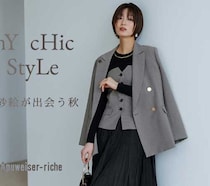 岡崎紗絵が着こなす♡アプワイザー・リッシェ秋の最旬ルック公開