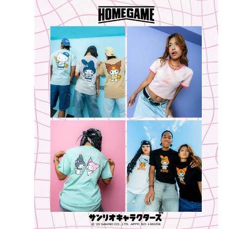 サンリオ×HOMEGAMEコラボTシャツ登場!全ラインナップ紹介♡
