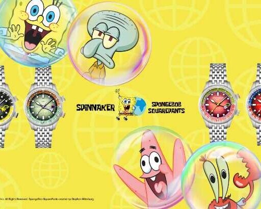 SPINNAKER×スポンジ・ボブ限定ウォッチ4モデルが登場♡