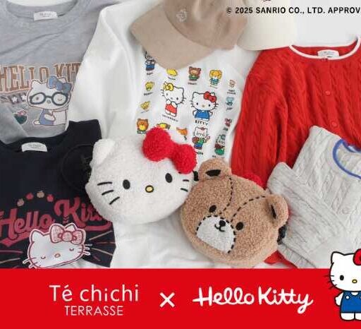 Te chichi TERRASSE新作♡ハローキティとの全5型アイテム