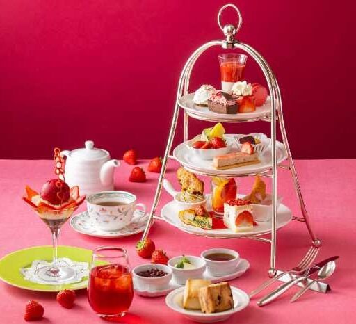 横浜ベイホテル東急のアフタヌーンティーで味わう♡旬のいちご贅沢ハイティー