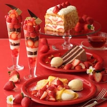 キハチ カフェのストロベリーフェア♡苺尽くしの贅沢スイーツが登場