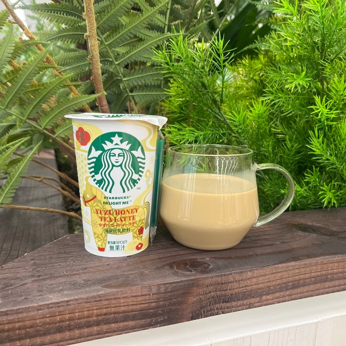 スターバックスのDELIGHT ME™ ゆずハニーティーラテ③