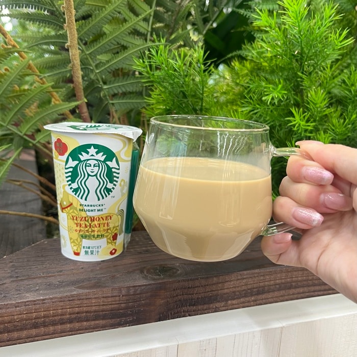 スターバックスのDELIGHT ME™ ゆずハニーティーラテ④