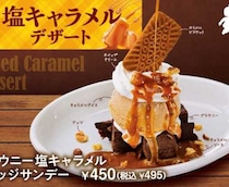 ビッグボーイで塩キャラメル尽くし♡新作ブラウニーデザート3品登場