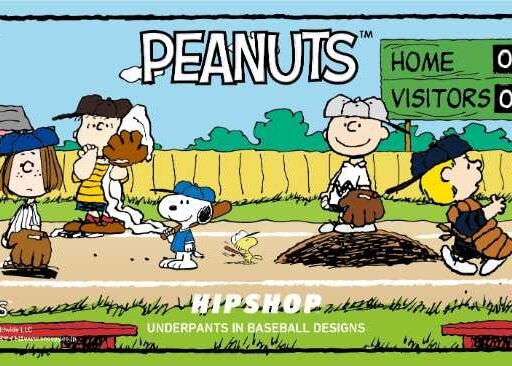 HIPSHOP×PEANUTSが野球デザインに♡家族で楽しめる新作ボクサー登場