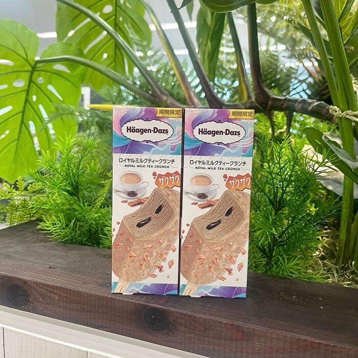ハーゲンダッツ のロイヤルミルクティークランチ②