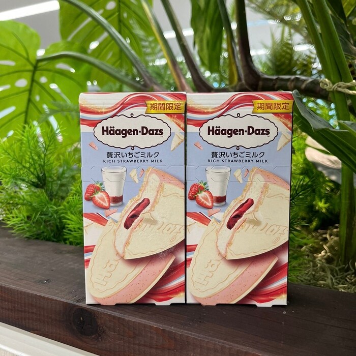 ハーゲンダッツの贅沢いちごミルク⑧