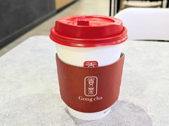 ゴンチャのハニーナッツウーロン④