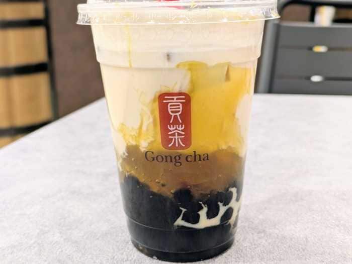 ゴンチャのハニーナッツウーロン③