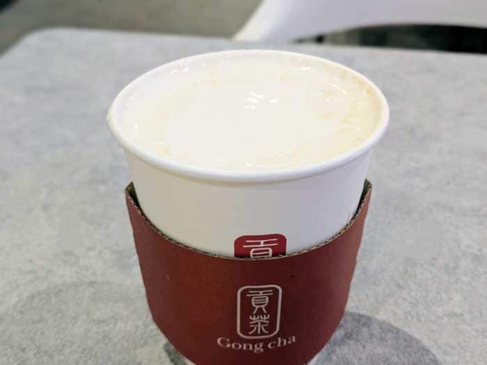 ゴンチャのハニーナッツウーロン⑤