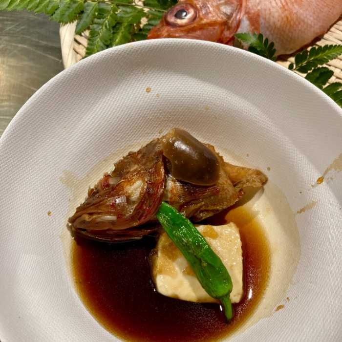 GINZA ONO Gratia -Smoke Dining-のキンキの煮付け試食用