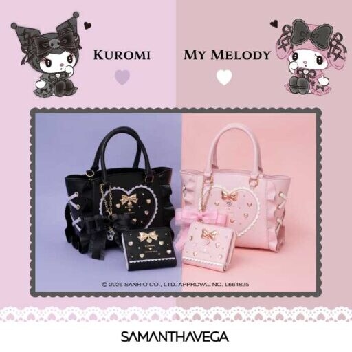 マイメロディとクロミが主役♡サマンサベガの甘辛コラボに注目