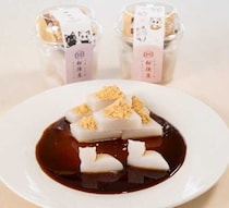 船橋屋×猫の日♡限定和菓子「猫カップくず餅＆猫あんみつ」登場