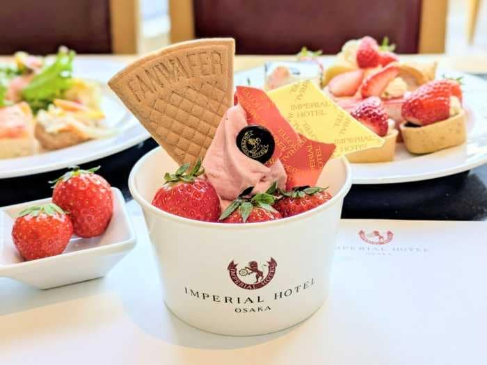 帝国ホテル大阪の苺スイーツバイキング④