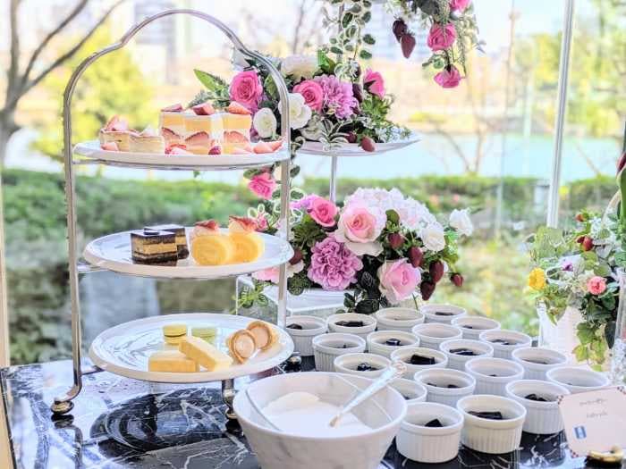 帝国ホテル大阪の苺スイーツバイキング①