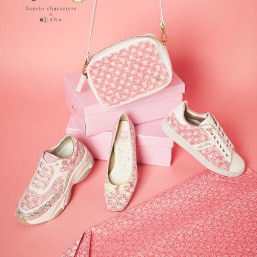 DIANA×ハローキティ新作西陣織シリーズ♡桜モチーフの靴＆バッグ