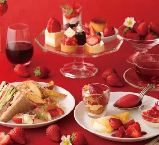 キハチ 青山本店であまおう尽くし♡春限定アフタヌーンティー