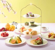 タカノフルーツパーラー春限定♡和アフタヌーンティー苺と柑橘