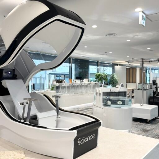 夢の”ミライ人間洗濯機”を施設やご家庭へ「サイエンス」の体感型ショールーム