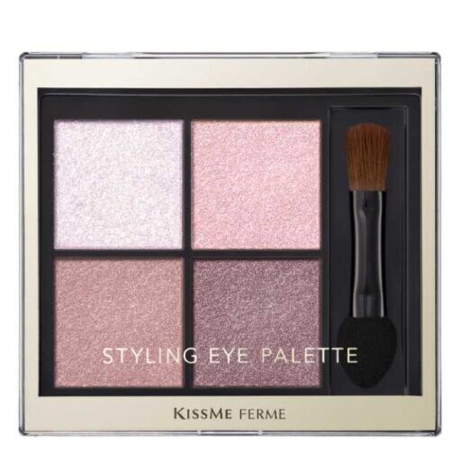 キスミー フェルムのアイパレット限定色♡春のデューイピンク