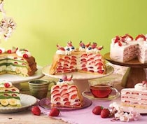 Afternoon Tea LOVE&TABLE春限定！抹茶や苺の贅沢ミルクレープ登場