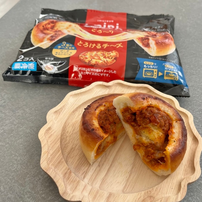 井村屋のmini PIZZAテリマヨ＆チーズ⑤