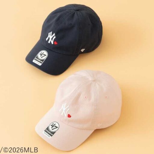 フォーティーセブン新作WITH HEARTキャップ♡大人可愛いMLBデザイン