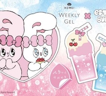 エスターバニー×HOMEI第3弾！クリームソーダ風ネイルが登場