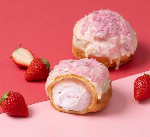 ビアードパパ苺スイーツ登場♡春限定シュークリーム2種を発売