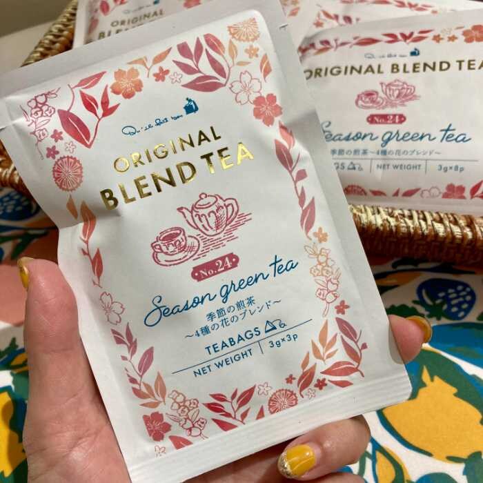 キルフェボンのNo.24 季節の煎茶 ～4種の花のブレンド～