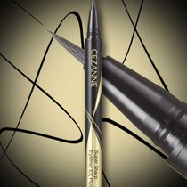 セザンヌ極細アイライナー新色ブラック登場！くっきり美発色