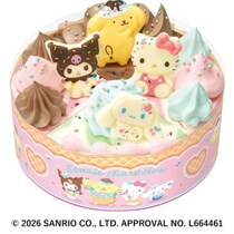 サーティワン×サンリオキャラクターズ新作！可愛すぎるパレットケーキ登場