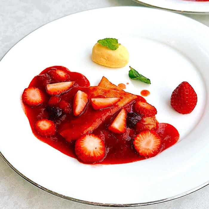 ウェスティン大阪 ストロベリーシュゼット フレンチランチ⑧