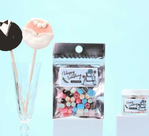 パパブブレの結婚式ギフト♡写真入りキャンディで叶える特別なウェディング