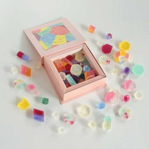 こうぶつヲカシ春限定♡SNSで話題の宝石みたいな琥珀糖ギフト