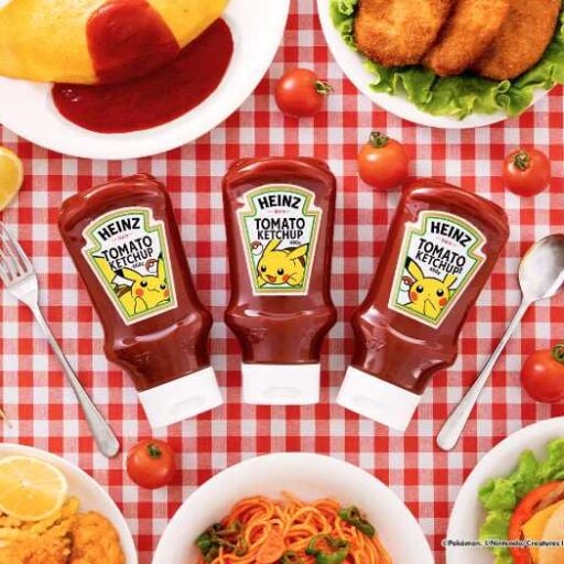 ハインツ×ピカチュウ♡かわいい逆さボトルケチャップが数量限定で登場