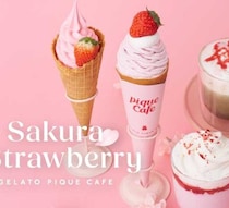 gelato pique cafeで春限定フェア♡桜といちごのスイーツが登場