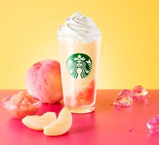 スターバックス新作♡白桃が主役のフラペチーノで楽しむ春のカスタマイズ