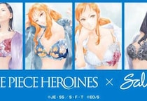 Salute×ONE PIECE HEROINESコラボ誕生♡ナミ＆ロビン着用ランジェリーが登場