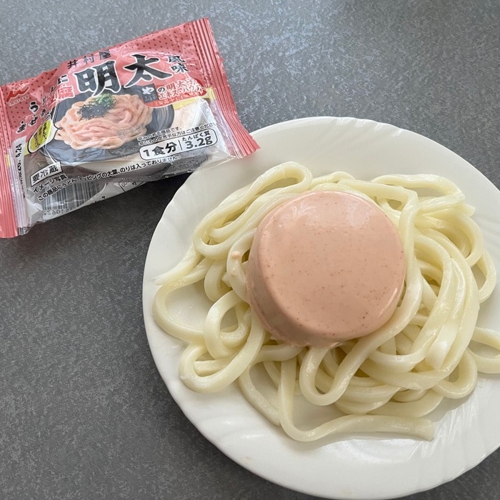 井村屋のうどんにまぜる豆腐⑫