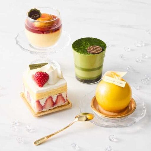 ベルアメール春の新作プチガトー♡華やかで贅沢な4種スイーツ登場