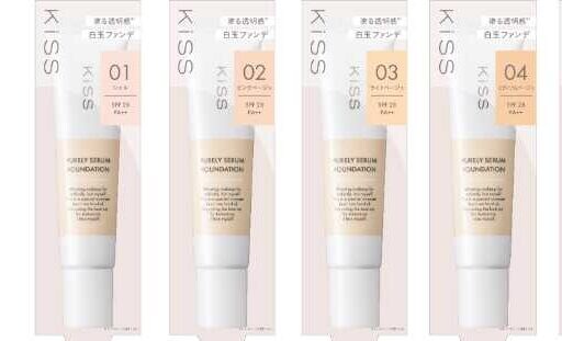 キスのセラムファンデーション新登場♡白玉級透明感で陶器肌へ