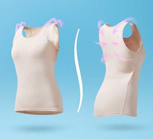 Styleのインナーウェアシリーズにタンクトップ新作♡姿勢サポートで美シルエット