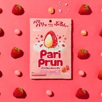 カンロの数量限定キャンディ♡パリプルン食感いちごミルク新登場