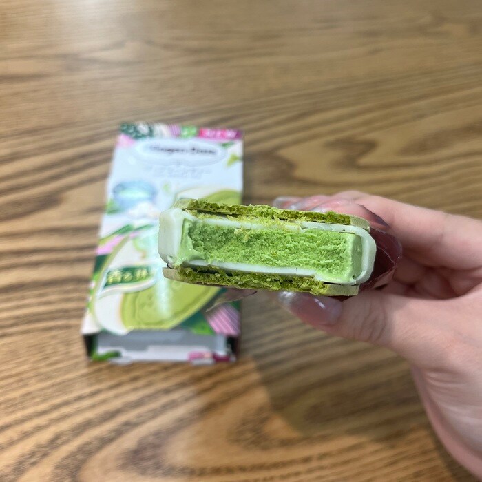 ハーゲンダッツのザグリーンティー⑦